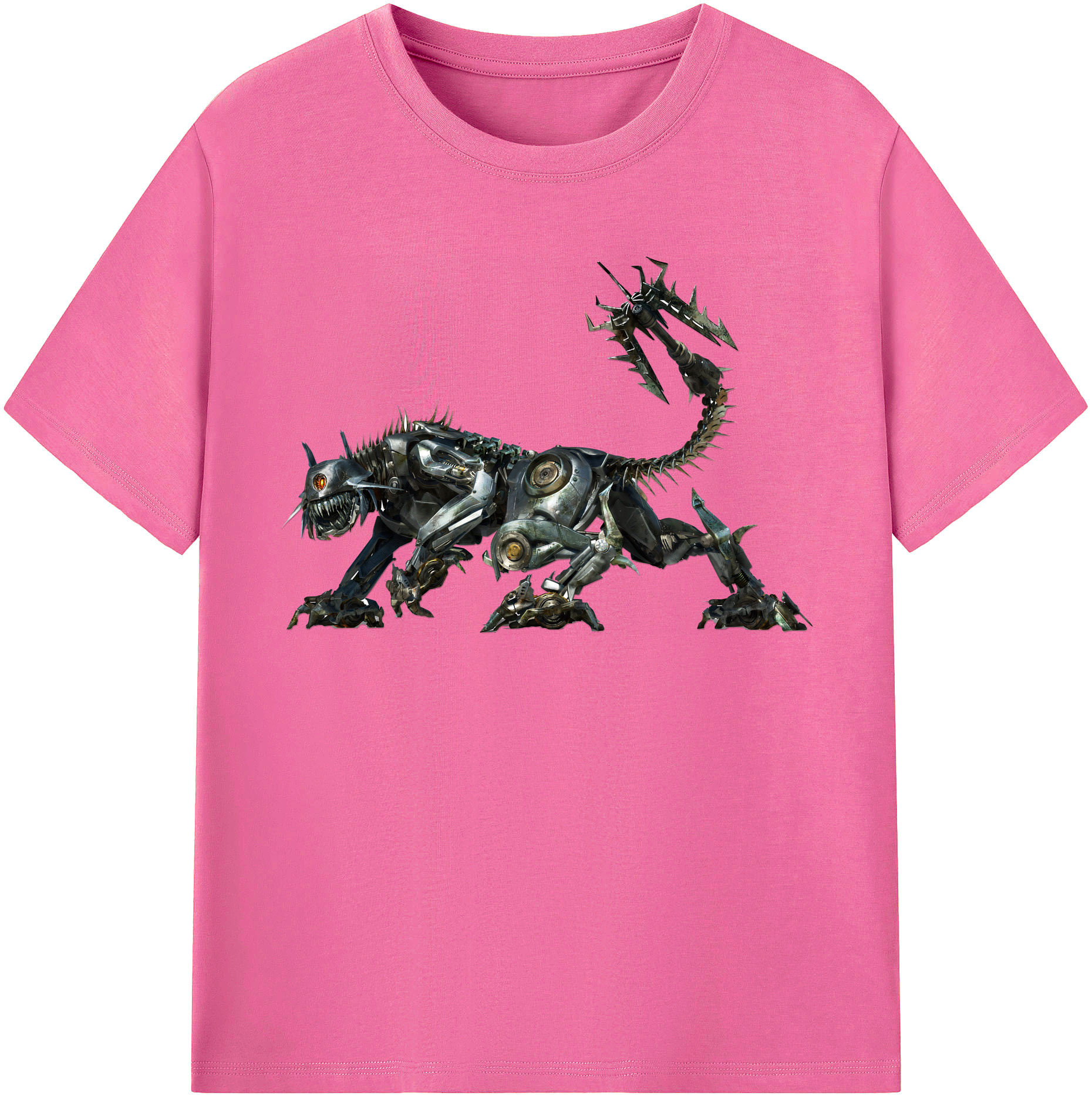 （画像用） Transformers トランスフォーマー レディースカジュアルプリントTシャツ（綿100％）